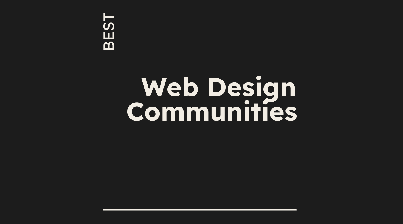 Web design communities generic best of 71143