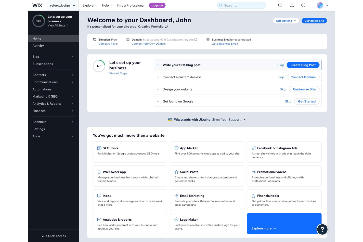 Wix simplifies website design with powerful no-code tools.