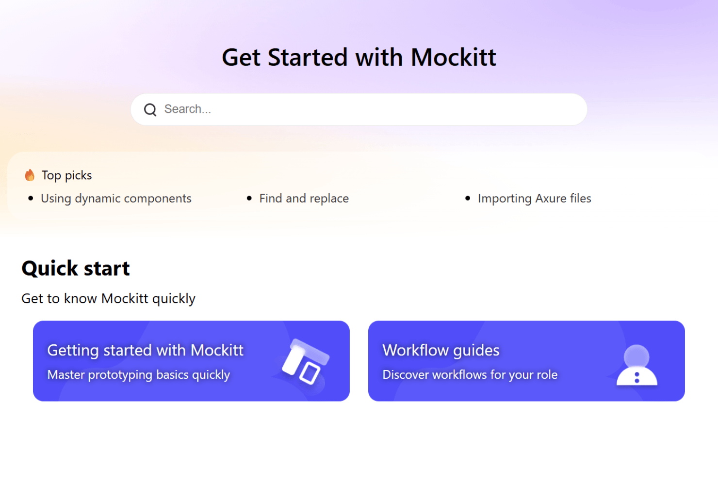 Wondershare Mockitt guides