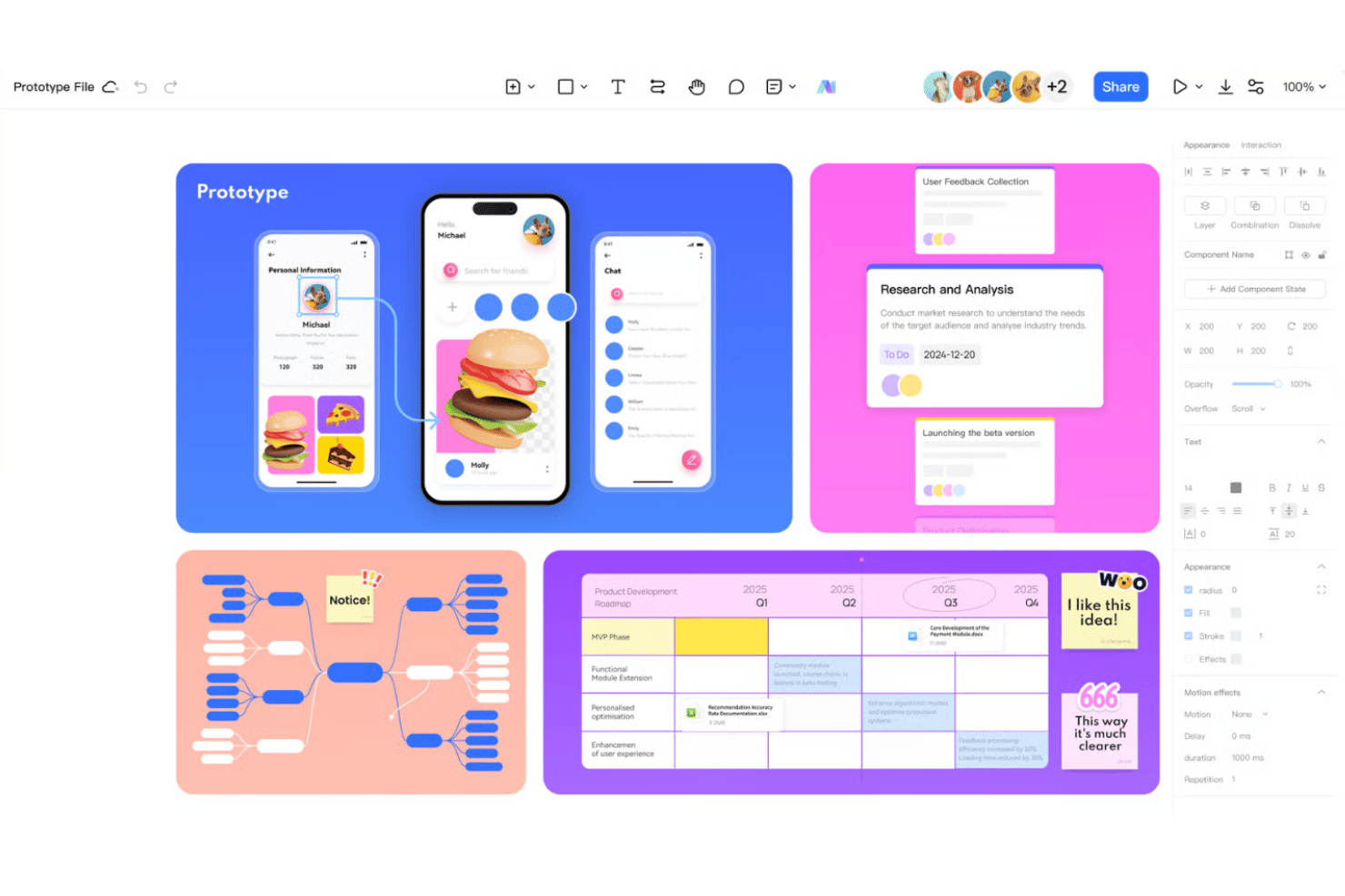 Wondershare Mockitt designs interactive UX prototypes and wireframes.