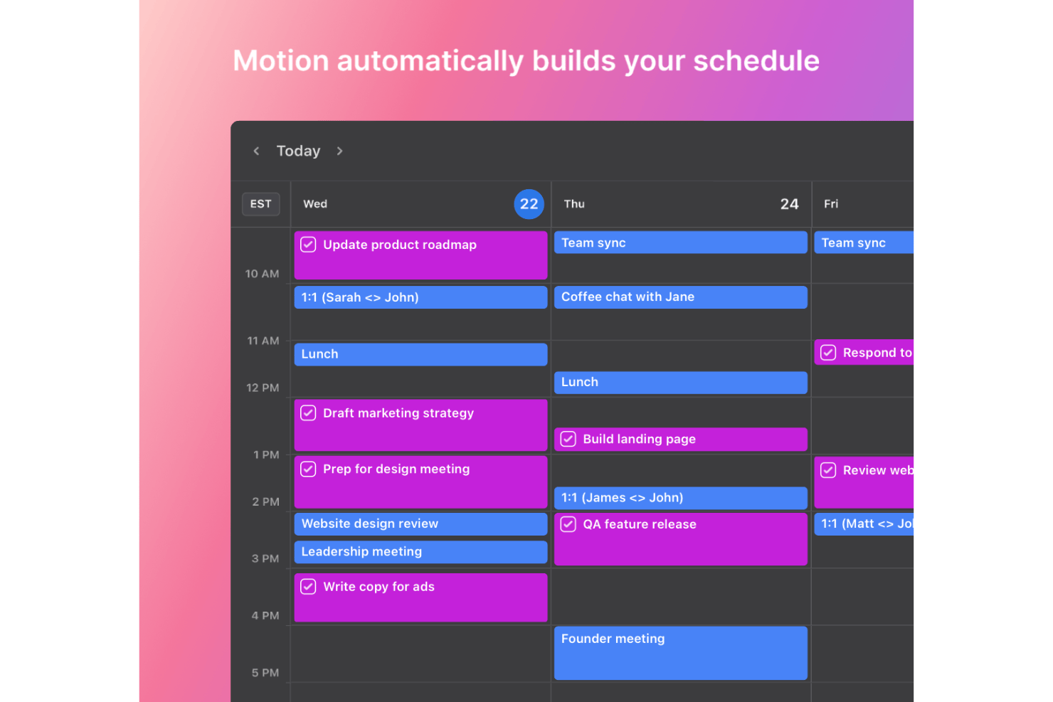 screenshot - Motion Review: Pros, Cons, Features, and Pricing Explained