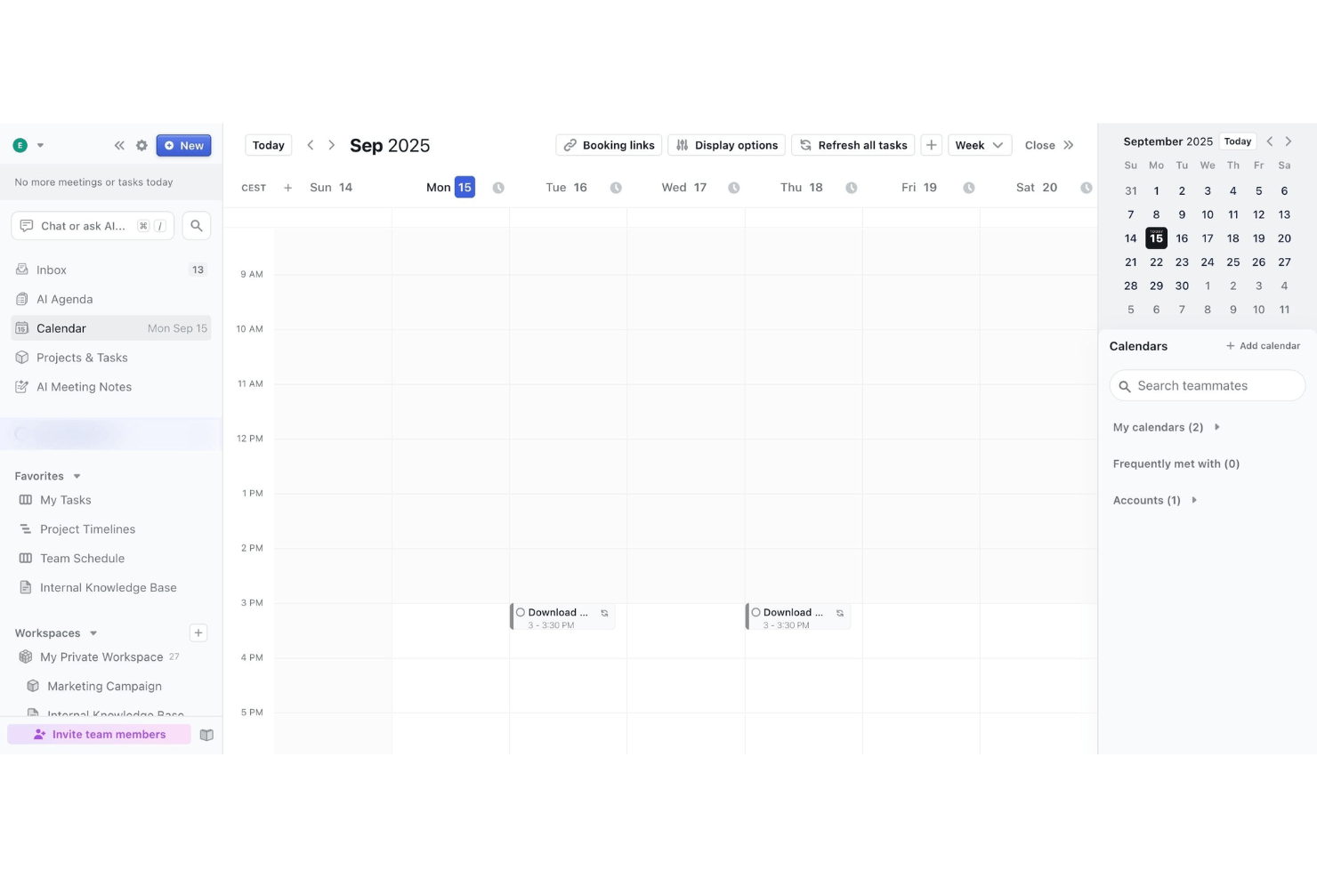 screenshot - Motion Review: Pros, Cons, Features, and Pricing Explained
