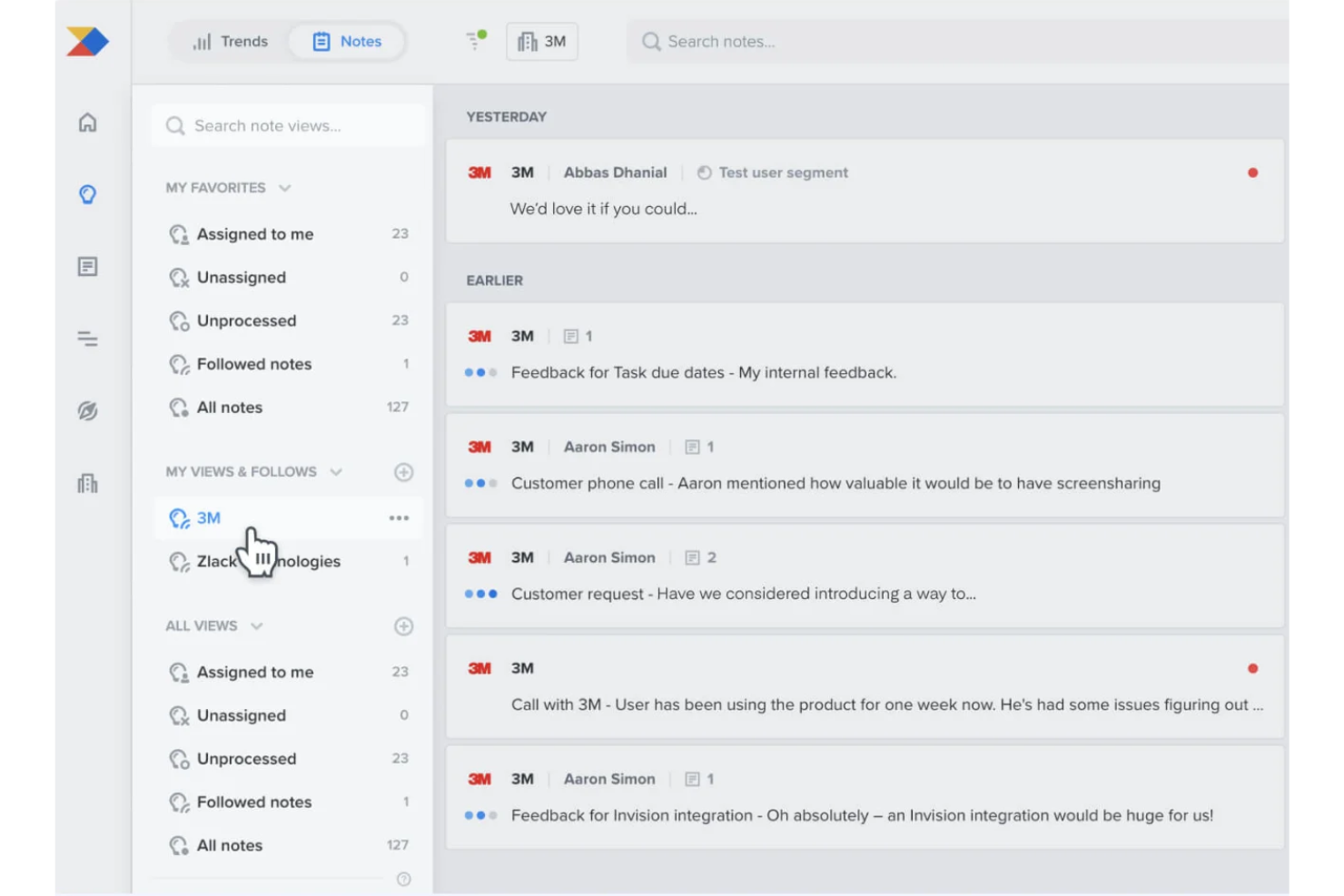 screenshot - Avis sur Productboard 2026 : Principales fonctionnalités, avantages, inconvénients et tarification