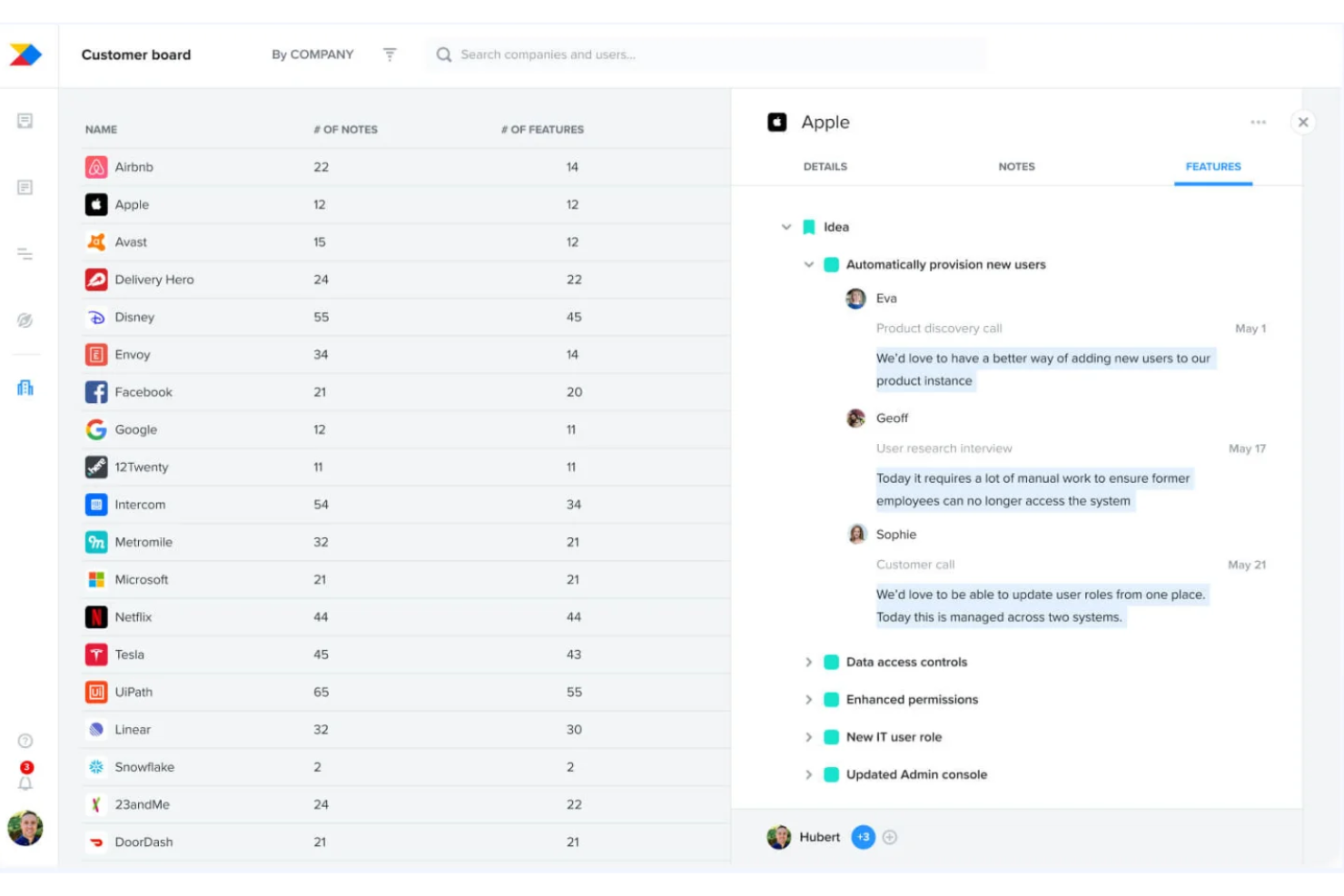 screenshot - Avis sur Productboard 2026 : Principales fonctionnalités, avantages, inconvénients et tarification