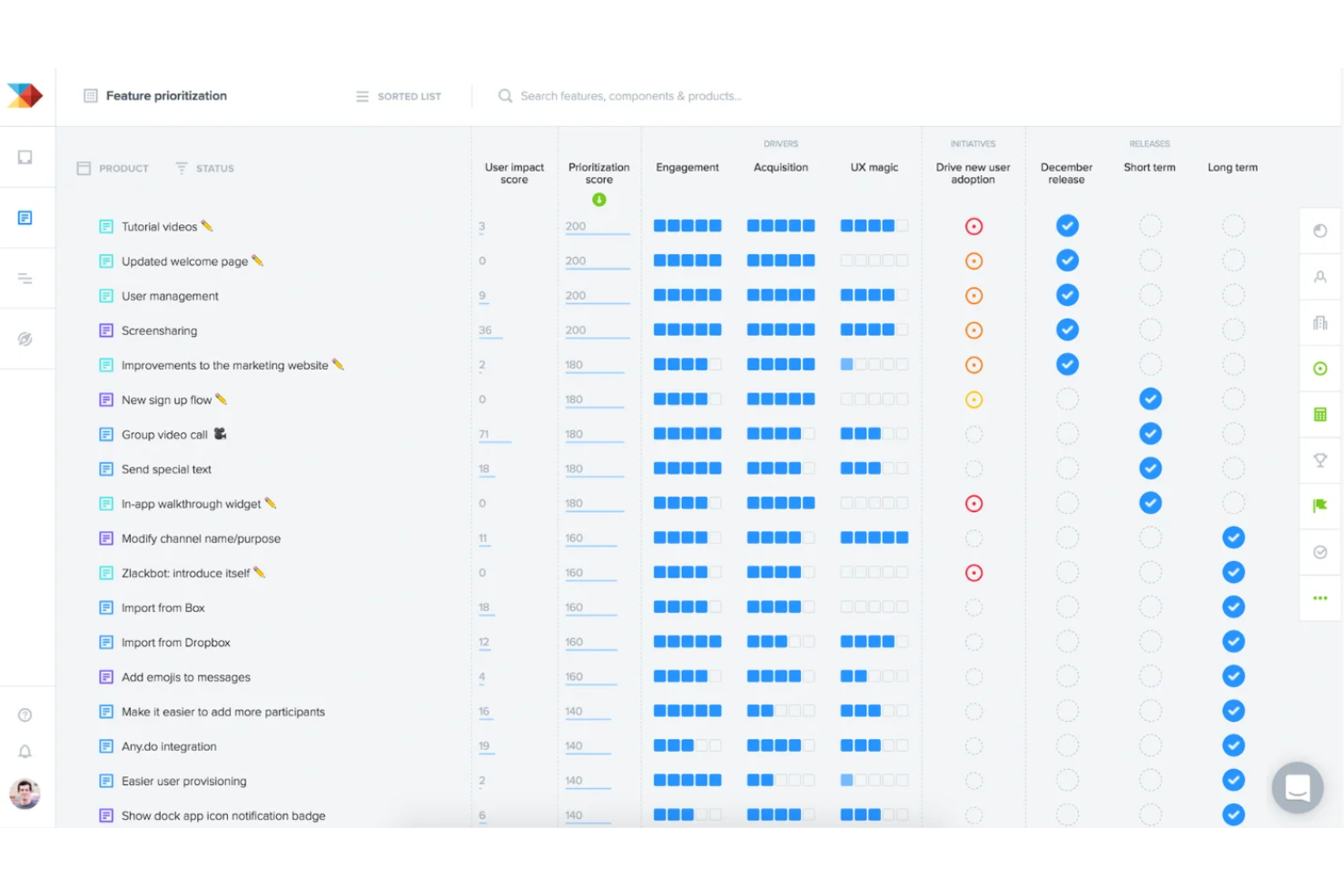 screenshot - Avis sur Productboard 2026 : Principales fonctionnalités, avantages, inconvénients et tarification