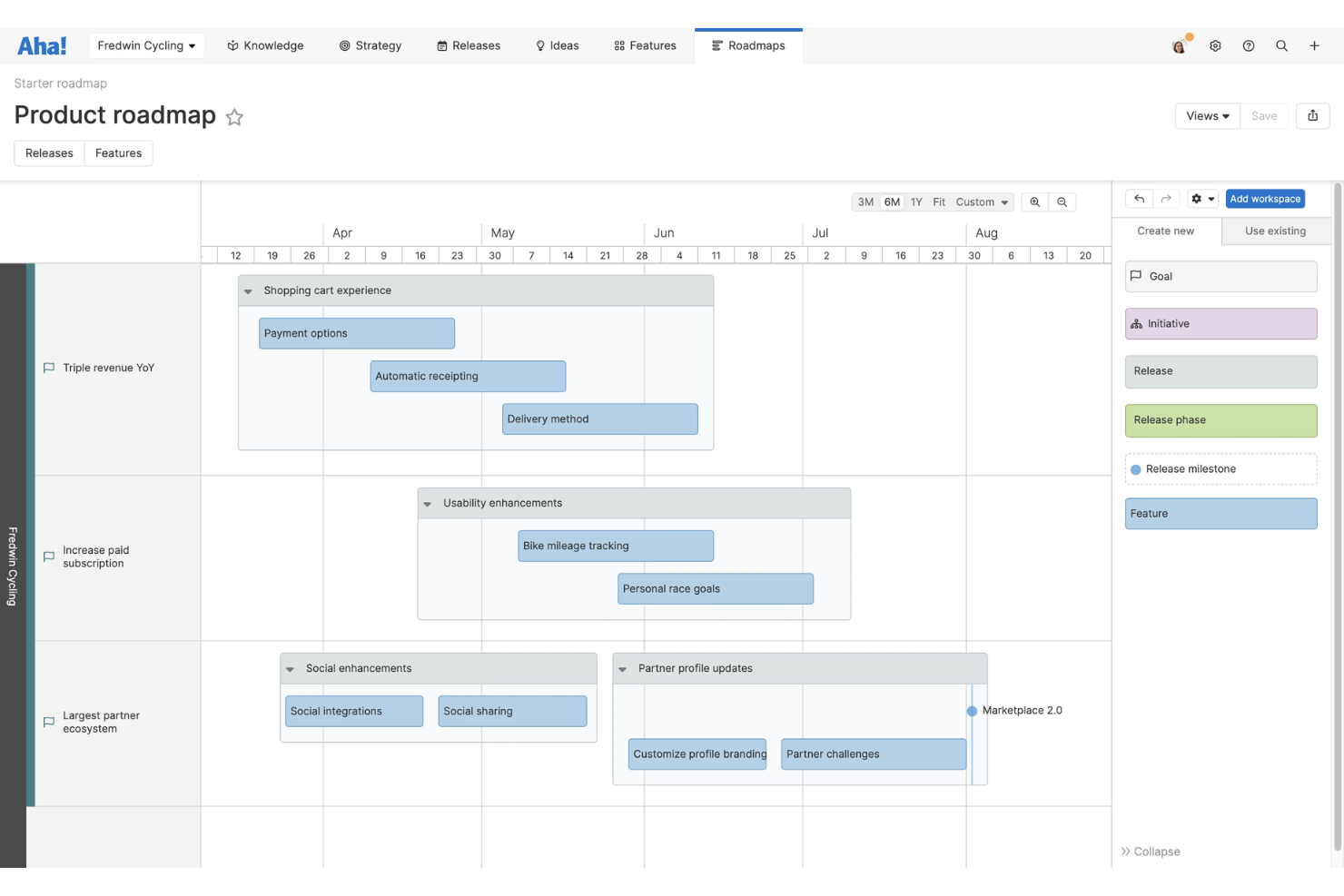 screenshot - Aha! Testbericht 2026: Vorteile, Nachteile, Hauptfunktionen und Preise