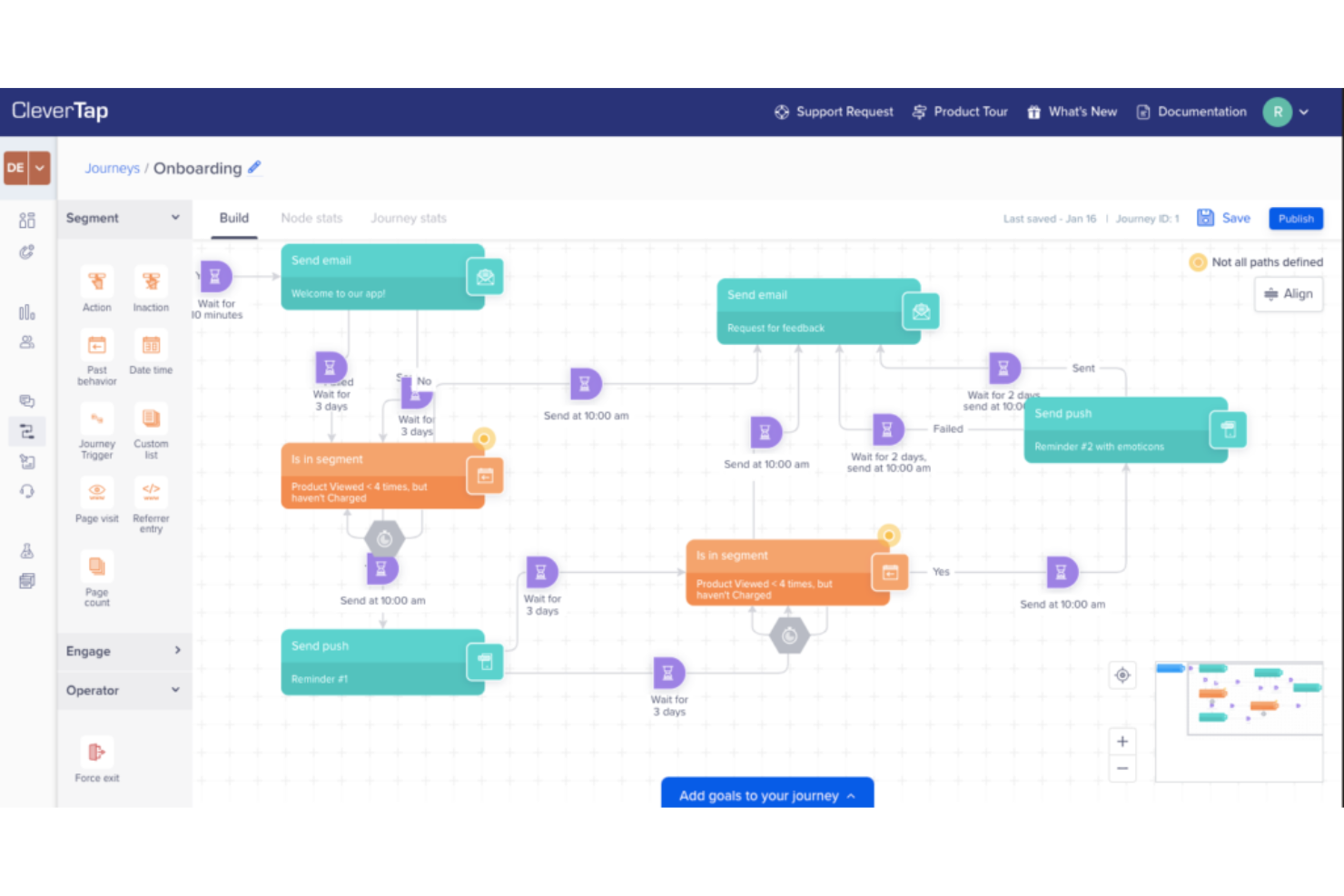 CleverTap screenshot - 10 Meilleurs Logiciels d’Intelligence Produit Évalués en 2026