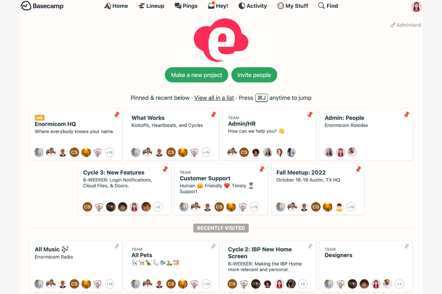 Basecamp screenshot - 10 meilleures alternatives à Jira passées en revue en 2026