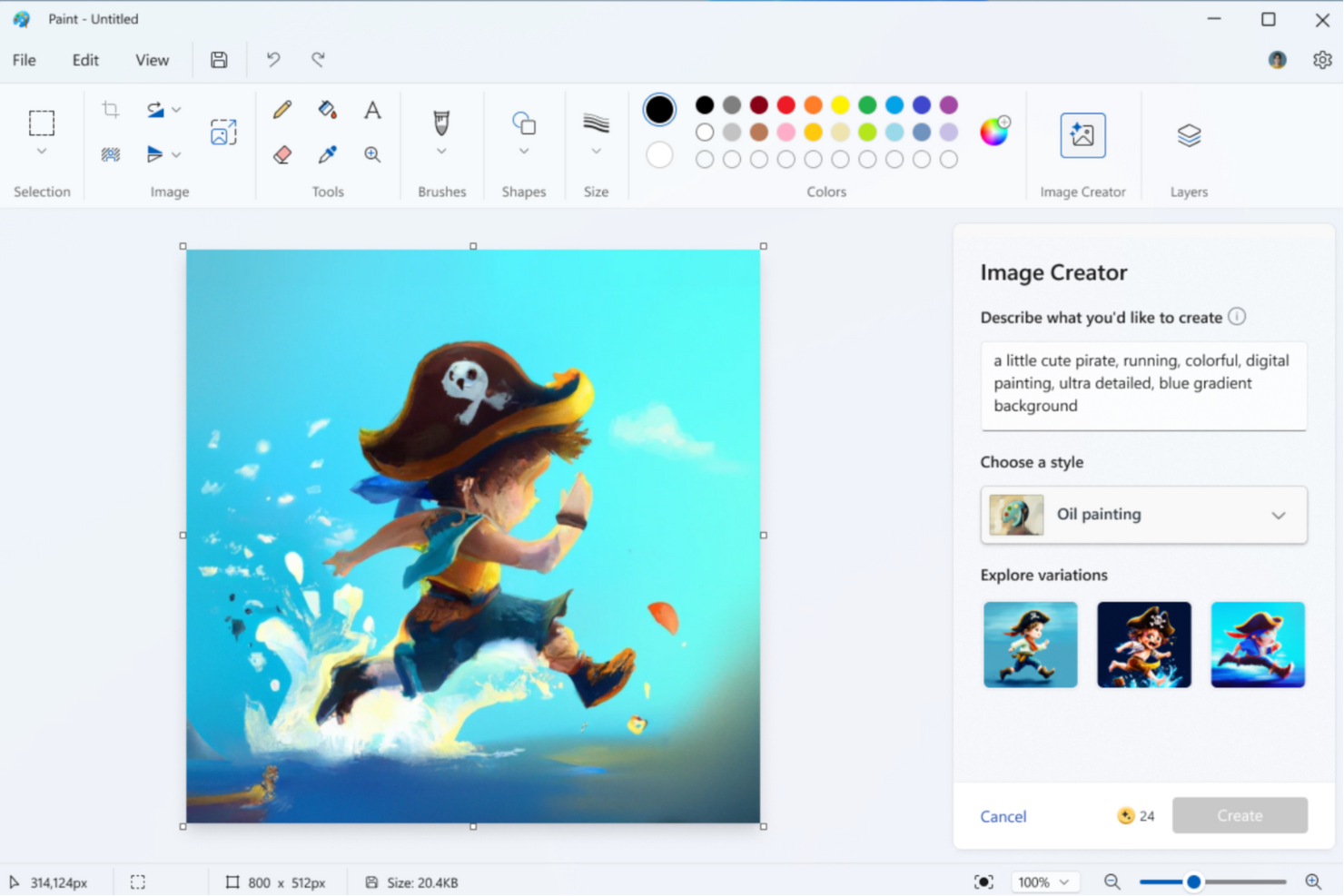 Paint screenshot - 10 beste Lucidchart-Alternativen im Test 2026