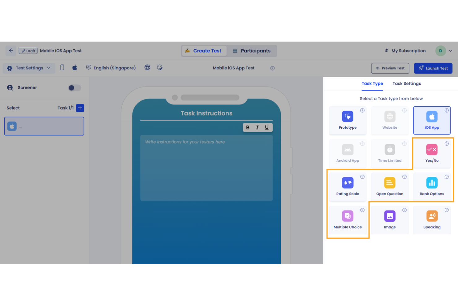 UXArmy screenshot - 10 Beste Werkzeuge für User Experience Tests, bewertet im Jahr 2026