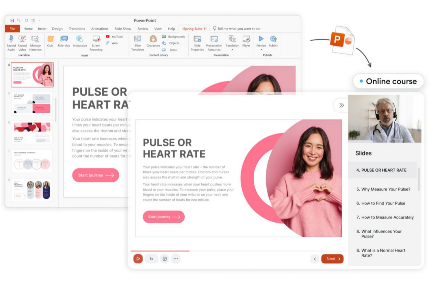 iSpring Suite screenshot - 10 meilleurs logiciels de conception pédagogique évalués pour 2026