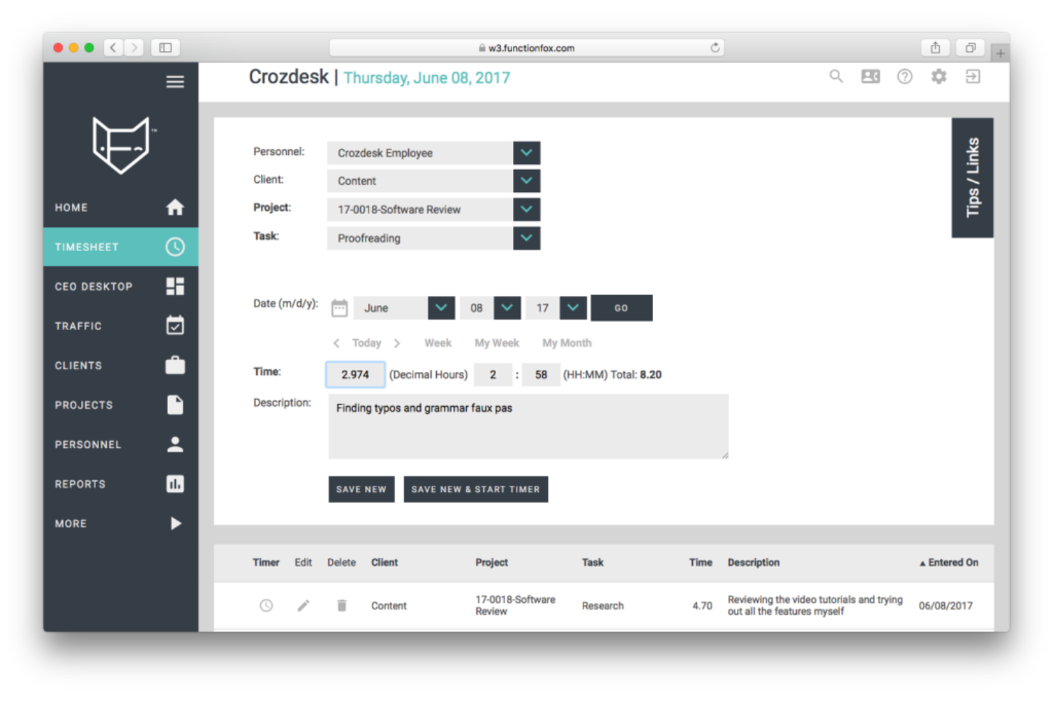 FunctionFox screenshot - 10 beste Meilenstein-Software für die Projektverfolgung im Jahr 2026