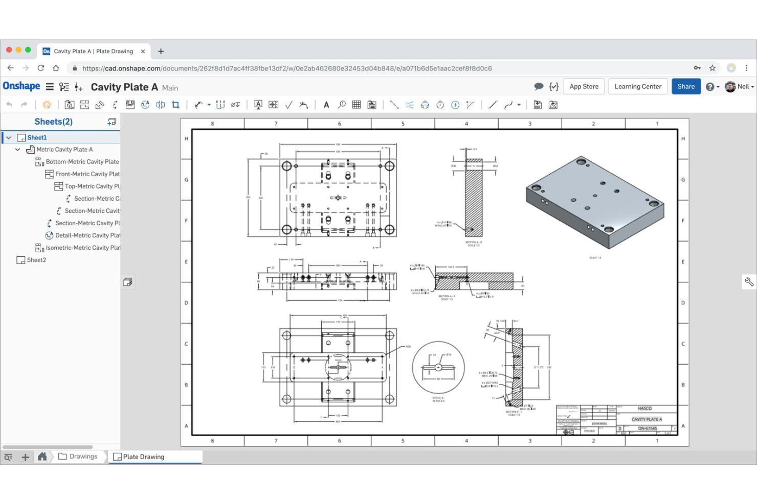 Onshape screenshot - 10 Beste Design-Tools für Produktteams im Jahr 2026