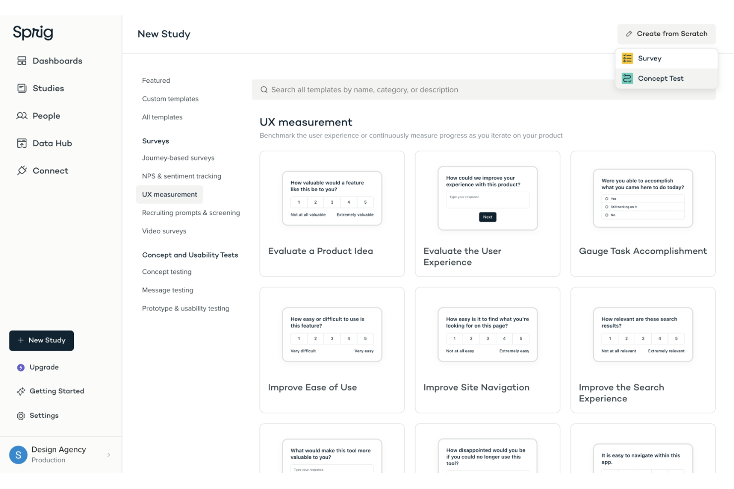Sprig screenshot - 10 meilleurs logiciels de conception UX/UI évalués en 2026