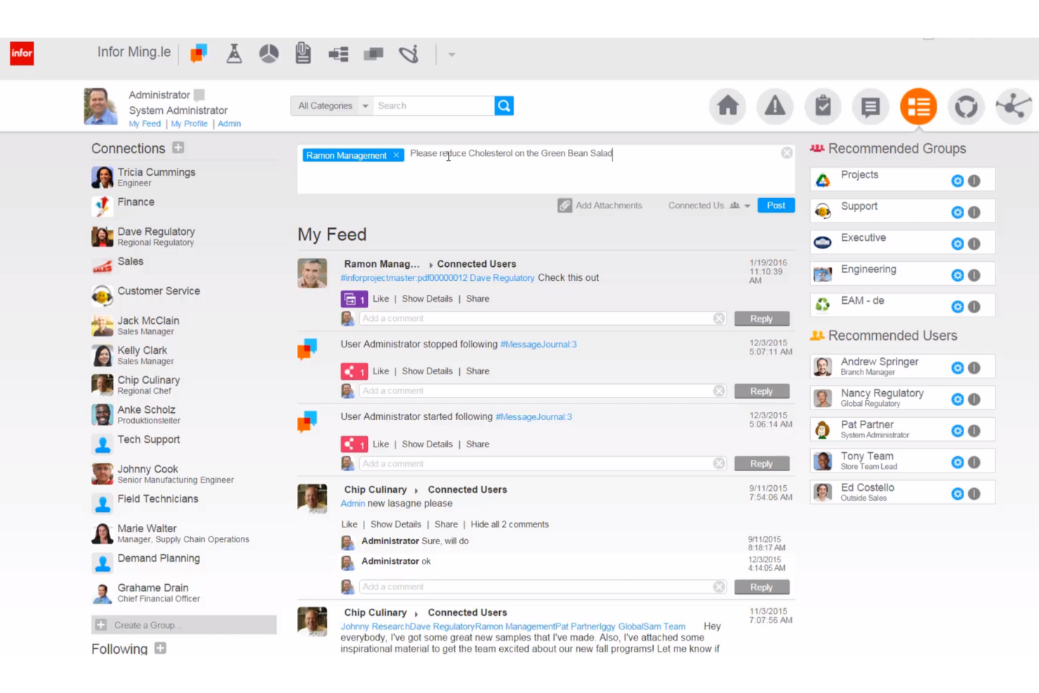 Infor Optiva PLM screenshot - 10 beste agile PLM-Softwarelösungen im Jahr 2026