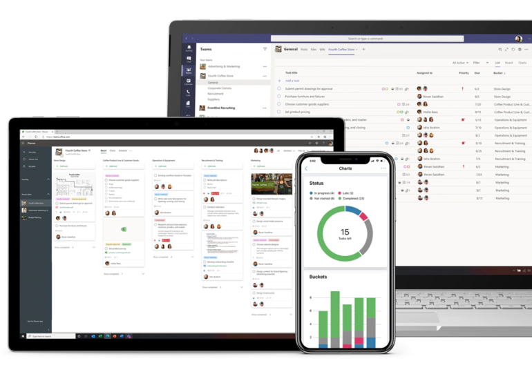 Microsoft Planner screenshot - 10 Meilleurs Outils de Backlog Produit pour la Priorisation en 2026