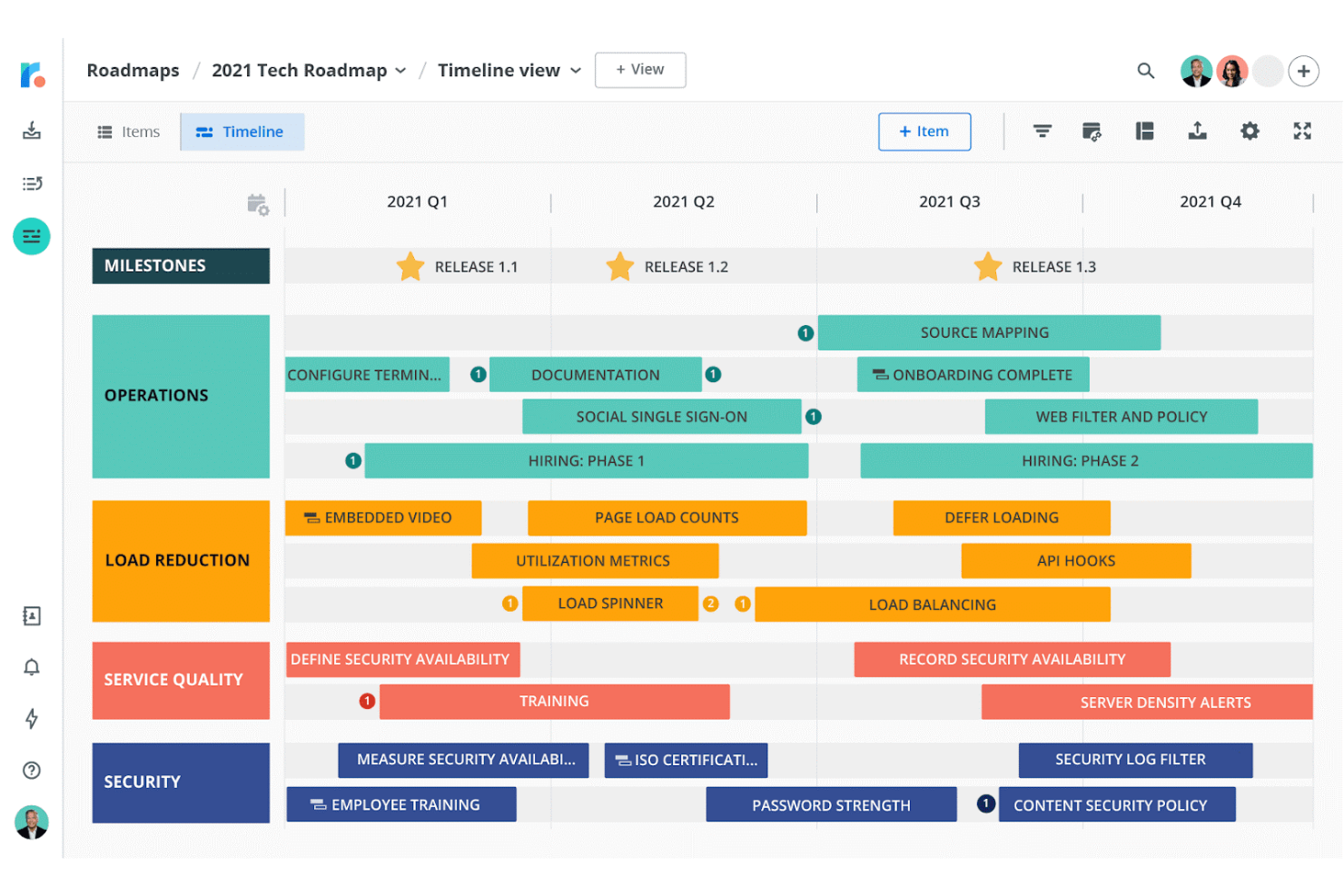 Roadmunk screenshot - 10 meilleurs outils de priorisation des produits pour 2026