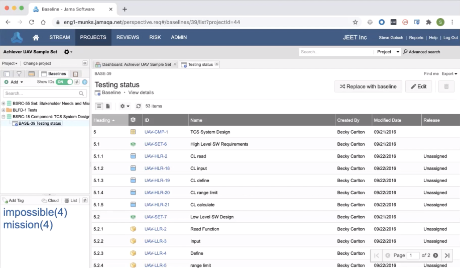 Jama Connect screenshot - 10 meilleurs outils de gestion des versions logicielles en 2026