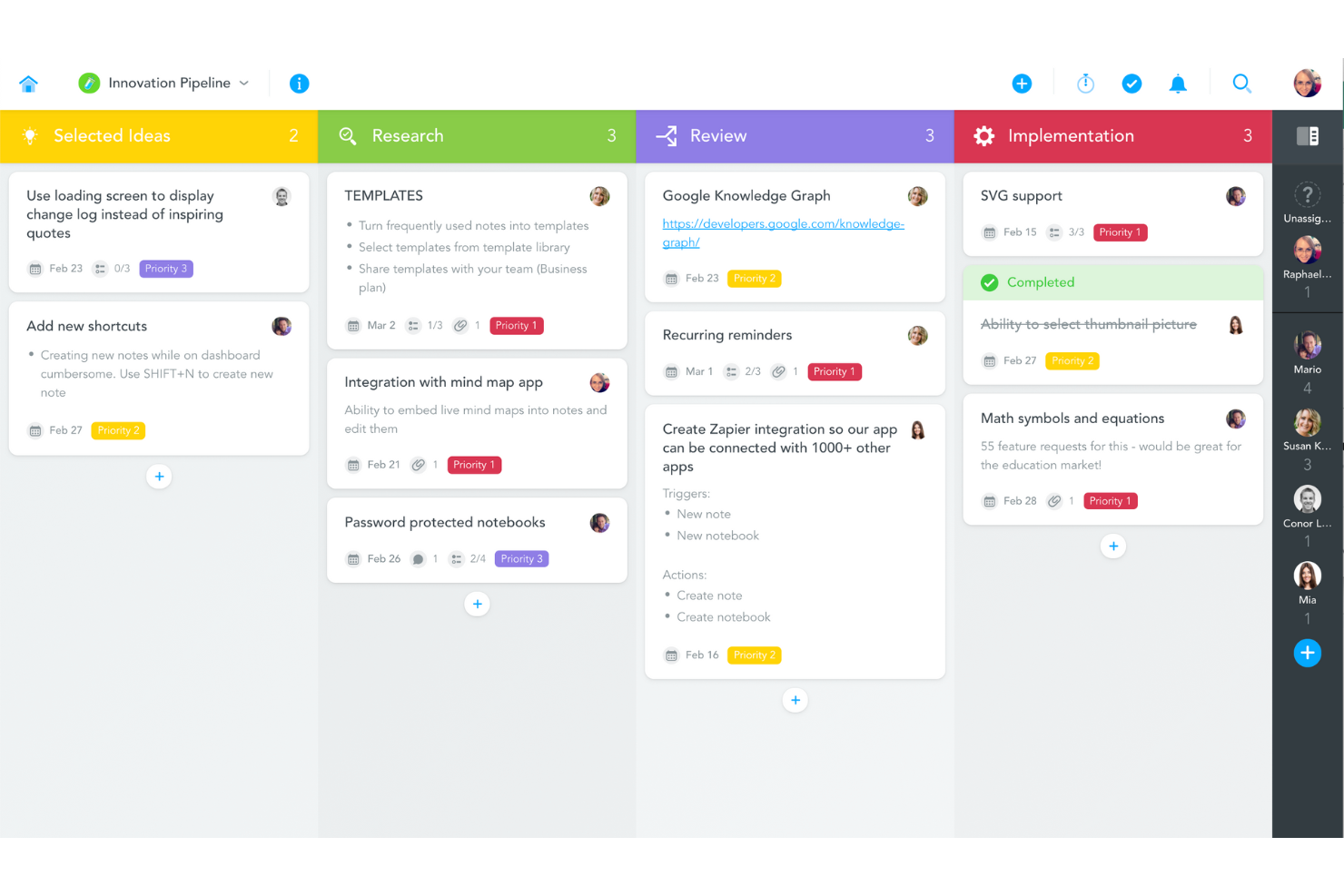 MindMeister screenshot - 10 beste Tools für Ideenmanagement für Stakeholder im Jahr 2026