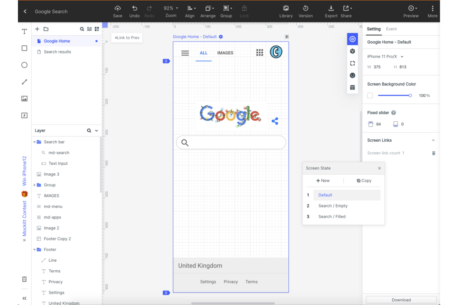 Wondershare Mockitt screenshot - 10 mejores herramientas de diseño UX para mejorar la eficiencia del diseño en 2026