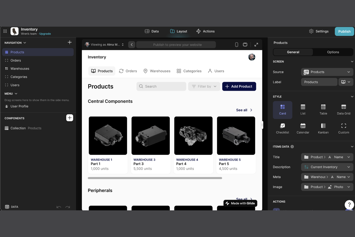 Glide screenshot - 10 Migliori Piattaforme di Coding con Vibrazioni nel 2026