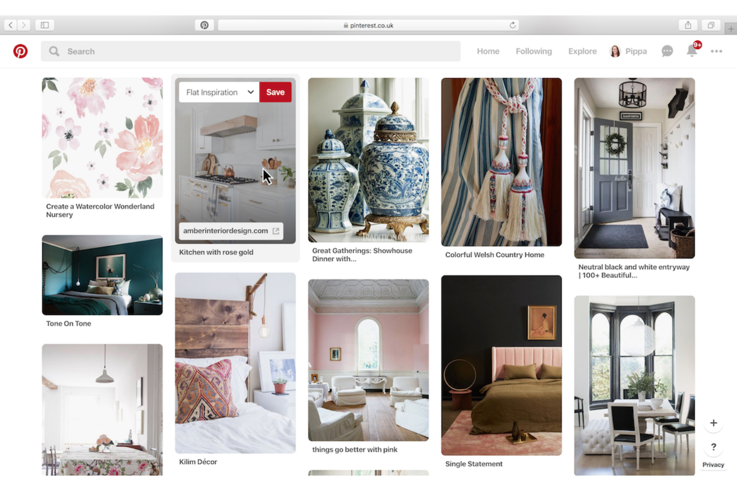 Pinterest screenshot - 10 Migliori Creatori di Mood Board Gratuiti nel 2026