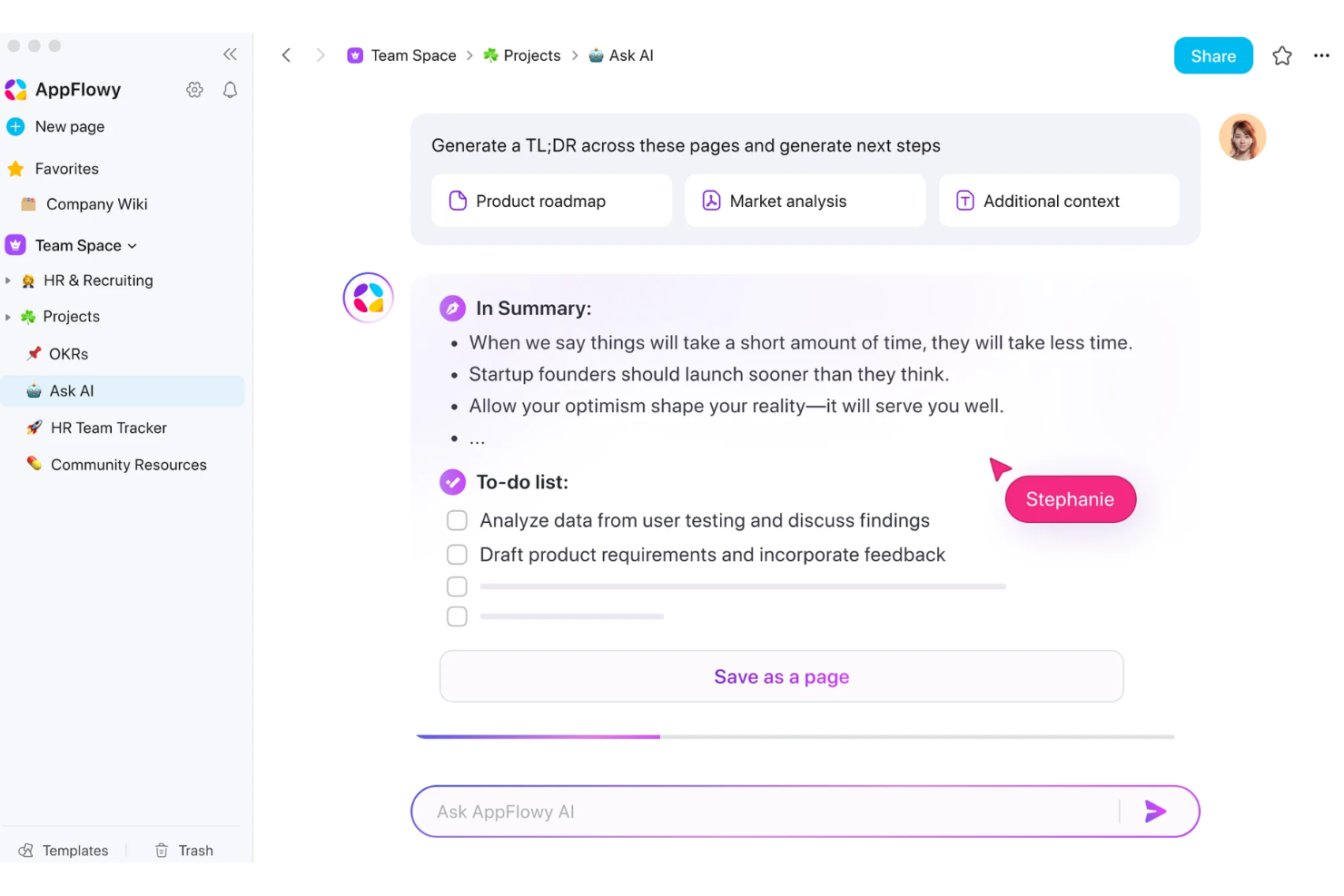 AppFlowy screenshot - 10 migliori soluzioni open source per la gestione delle idee nel 2026