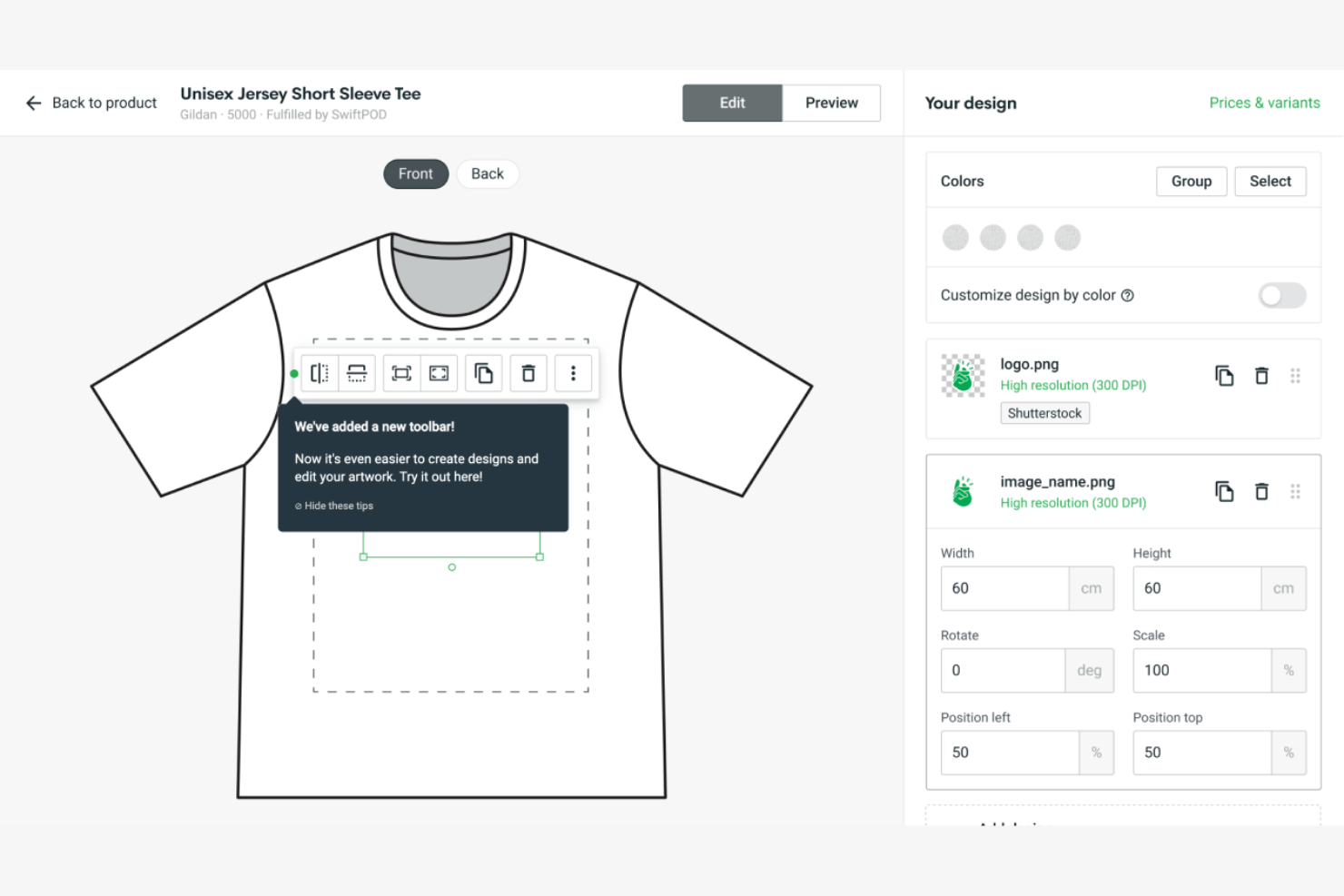 Printify screenshot - 10 Migliori Strumenti per Generare Mockup di Prodotti nel 2026
