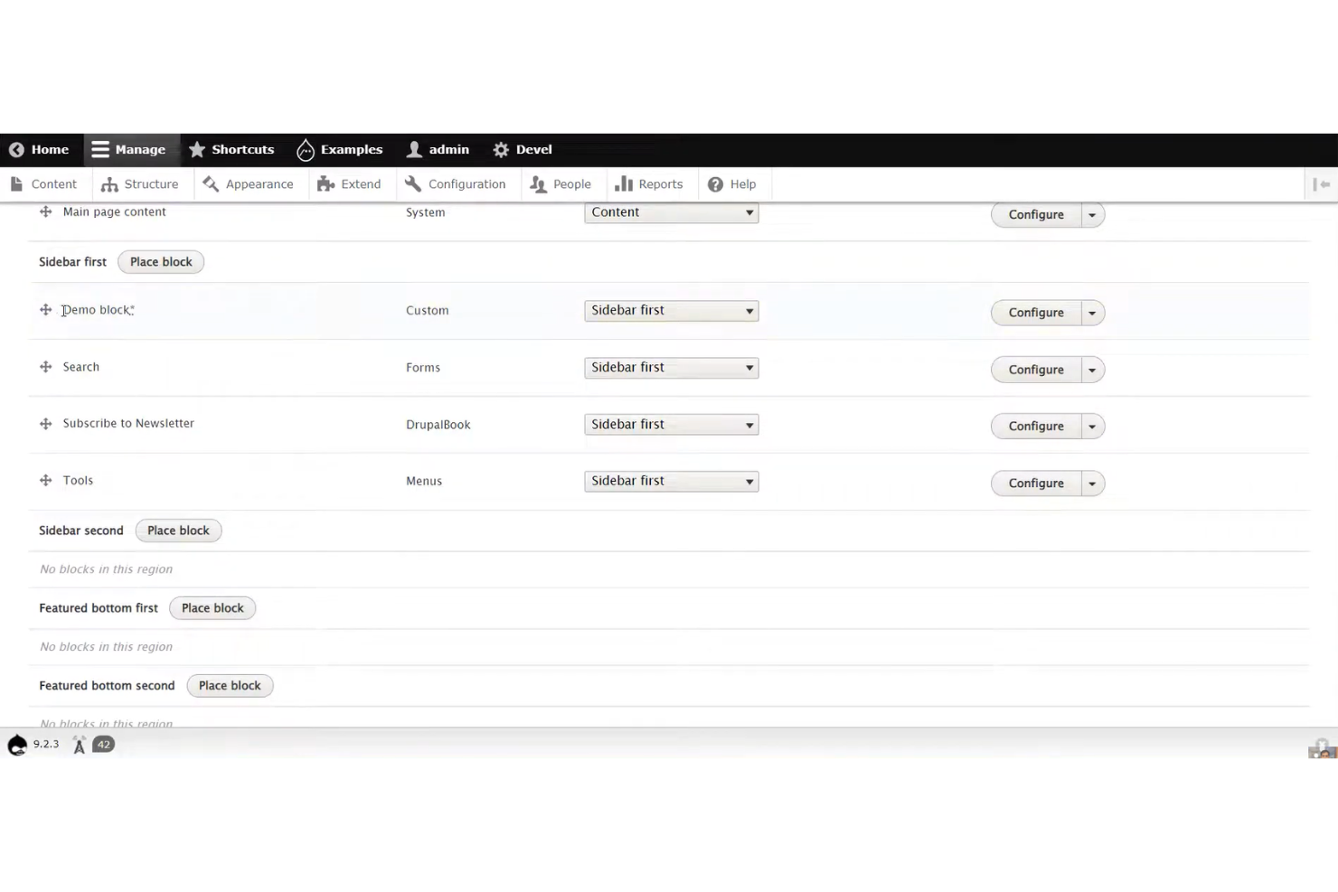 Drupal screenshot - 10 Migliori Software Open Source per la Progettazione Web nel 2026