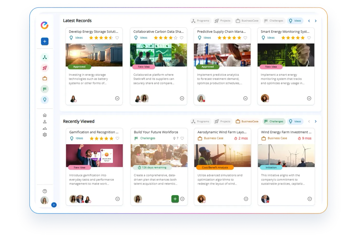 edison365 screenshot - 18 strumenti per raccogliere idee per il 2026