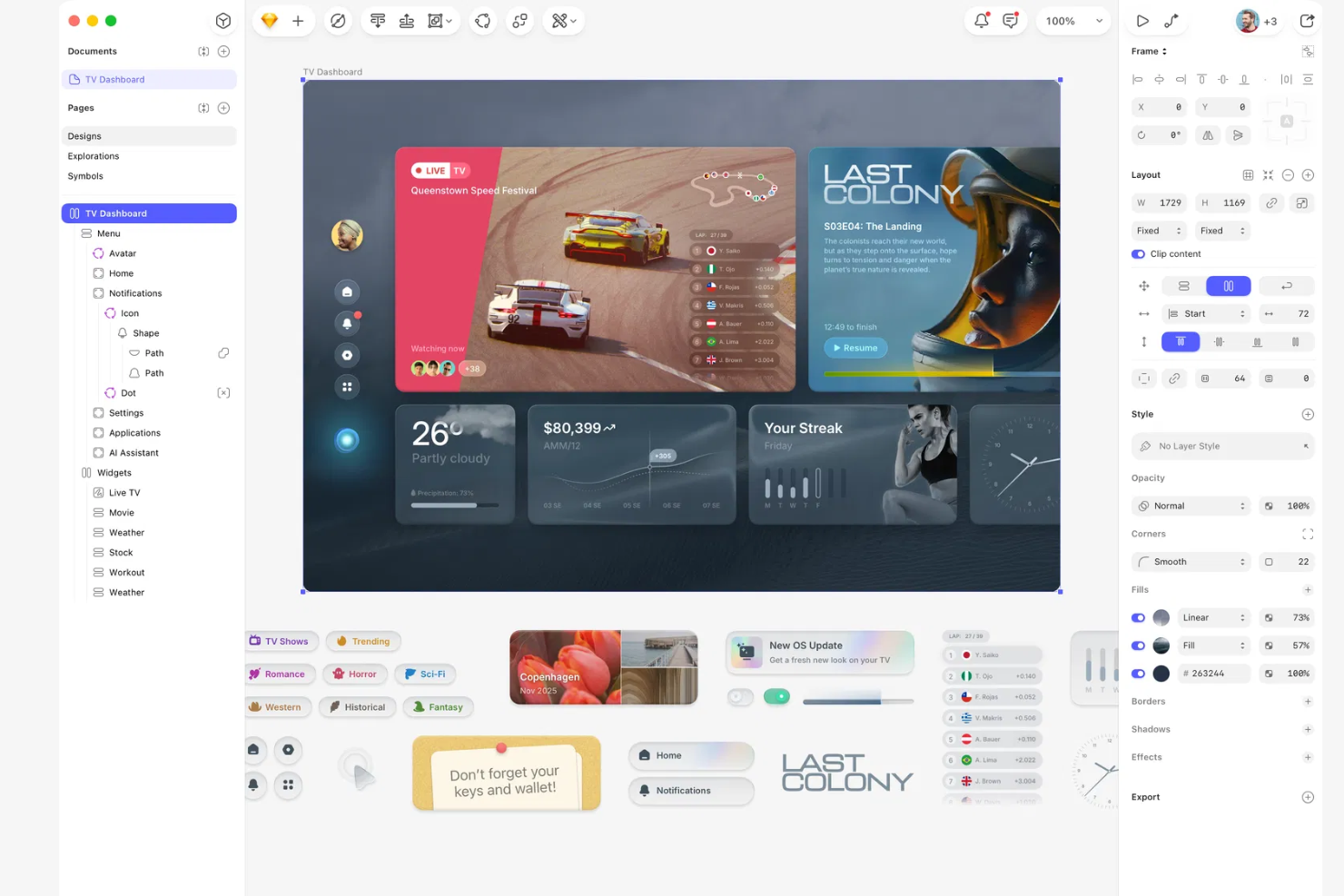 Sketch screenshot - 10 software di web design per Mac per il 2026
