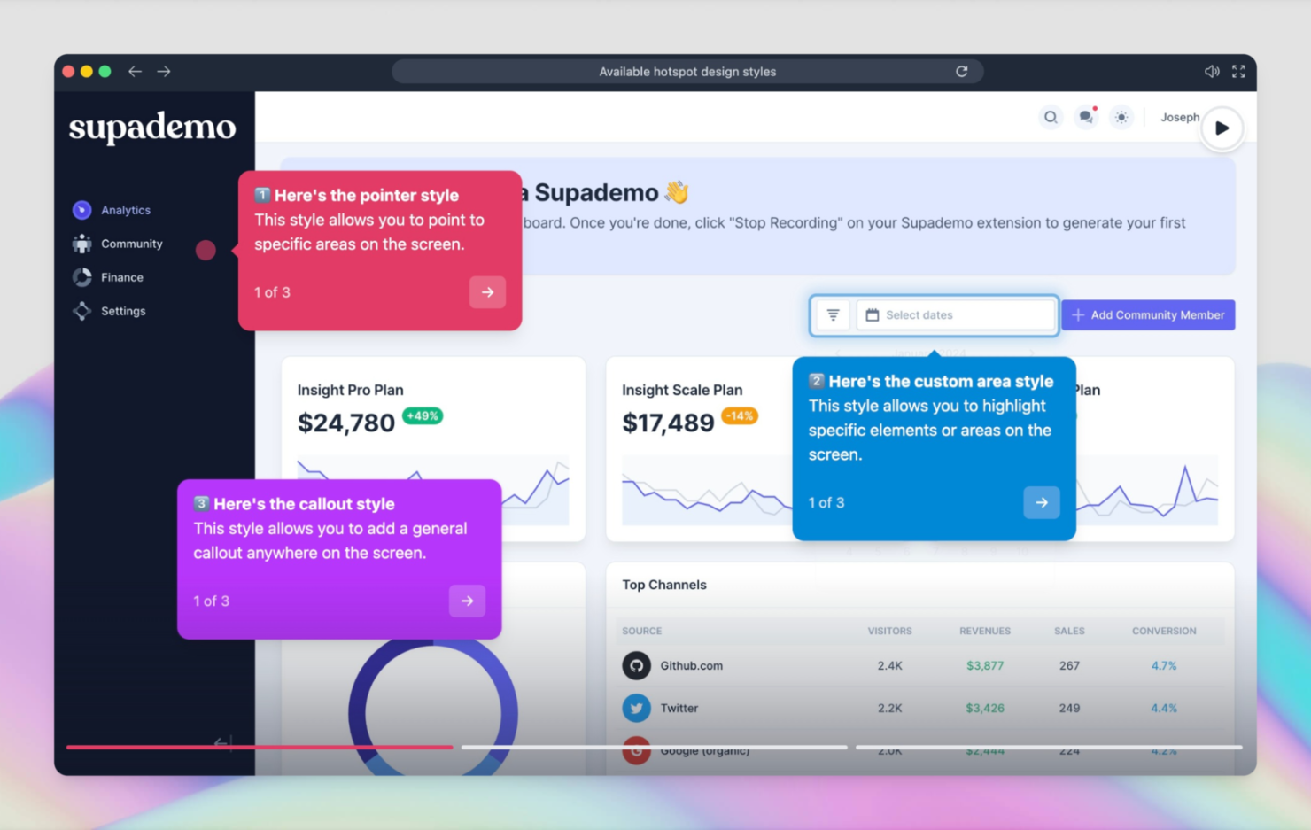 Supademo screenshot - 10 migliori soluzioni software per demo interattive recensite nel 2026