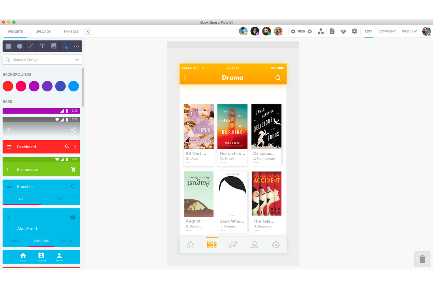 Fluid UI screenshot - 10 migliori software UX gratuiti recensiti nel 2026