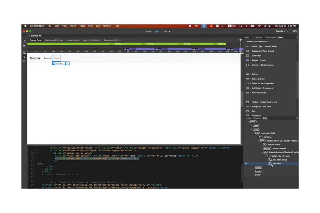 Adobe Dreamweaver screenshot - 10 Migliori Software per la Progettazione Web Offline Recensiti nel 2026