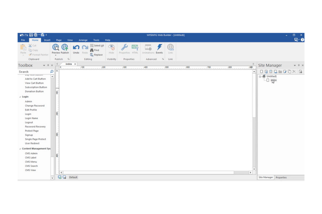WYSIWYG Web Builder screenshot - 10 Migliori Software per la Progettazione Web Offline Recensiti nel 2026