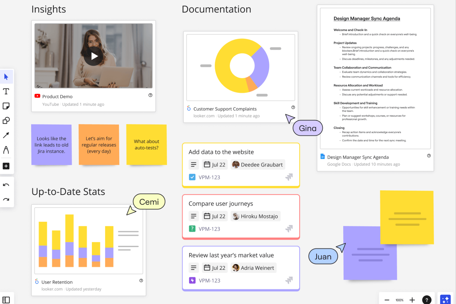Miro screenshot - 10 migliori software UX gratuiti recensiti nel 2026