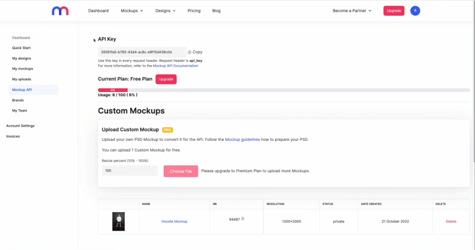 Mediamodifier screenshot - 10 migliori generatori di mockup per siti web recensiti nel 2026