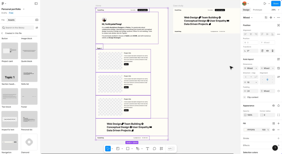 Figma screenshot - 10 migliori generatori di mockup per siti web recensiti nel 2026
