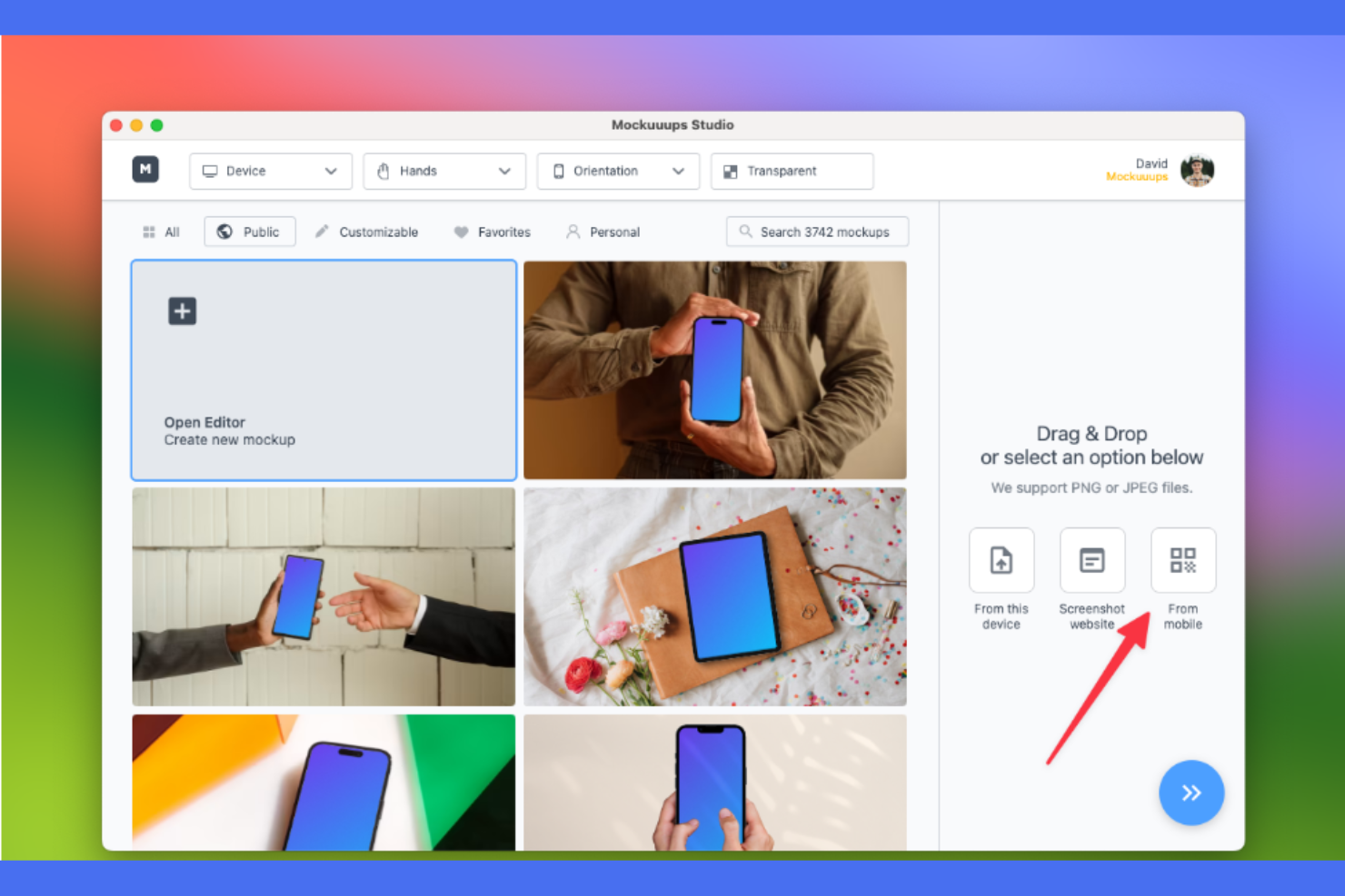 Mockuuups Studio screenshot - 10 Migliori generatori di mockup AI recensiti nel 2026