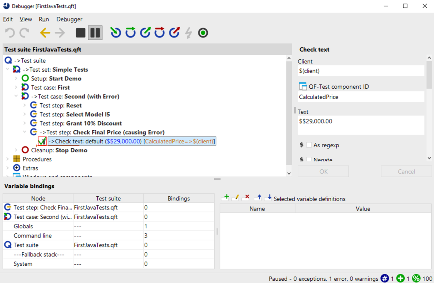 QF-Test screenshot - 10 migliori soluzioni di automazione UI recensite nel 2026