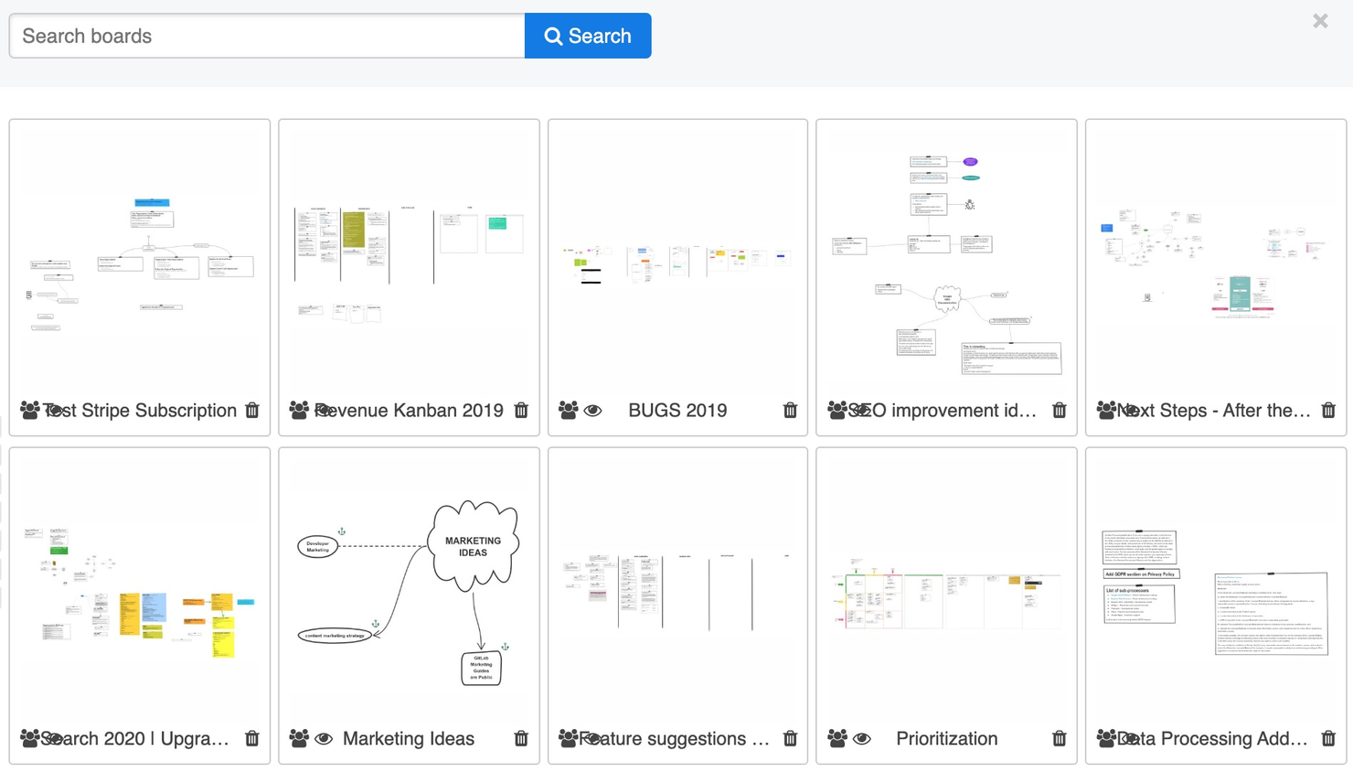 Sketchboard screenshot - 10 migliori alternative a FigJam recensite nel 2026