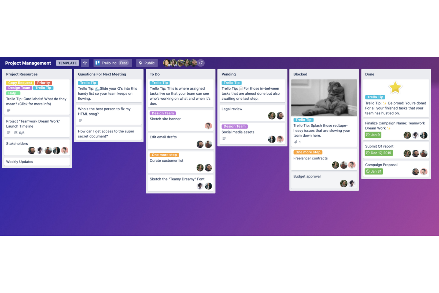 Trello screenshot - 10 migliori strumenti di collaborazione UX recensiti nel 2026