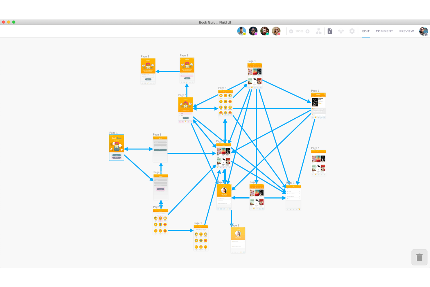 FluidUI screenshot - 10 migliori alternative a Balsamiq recensite nel 2026