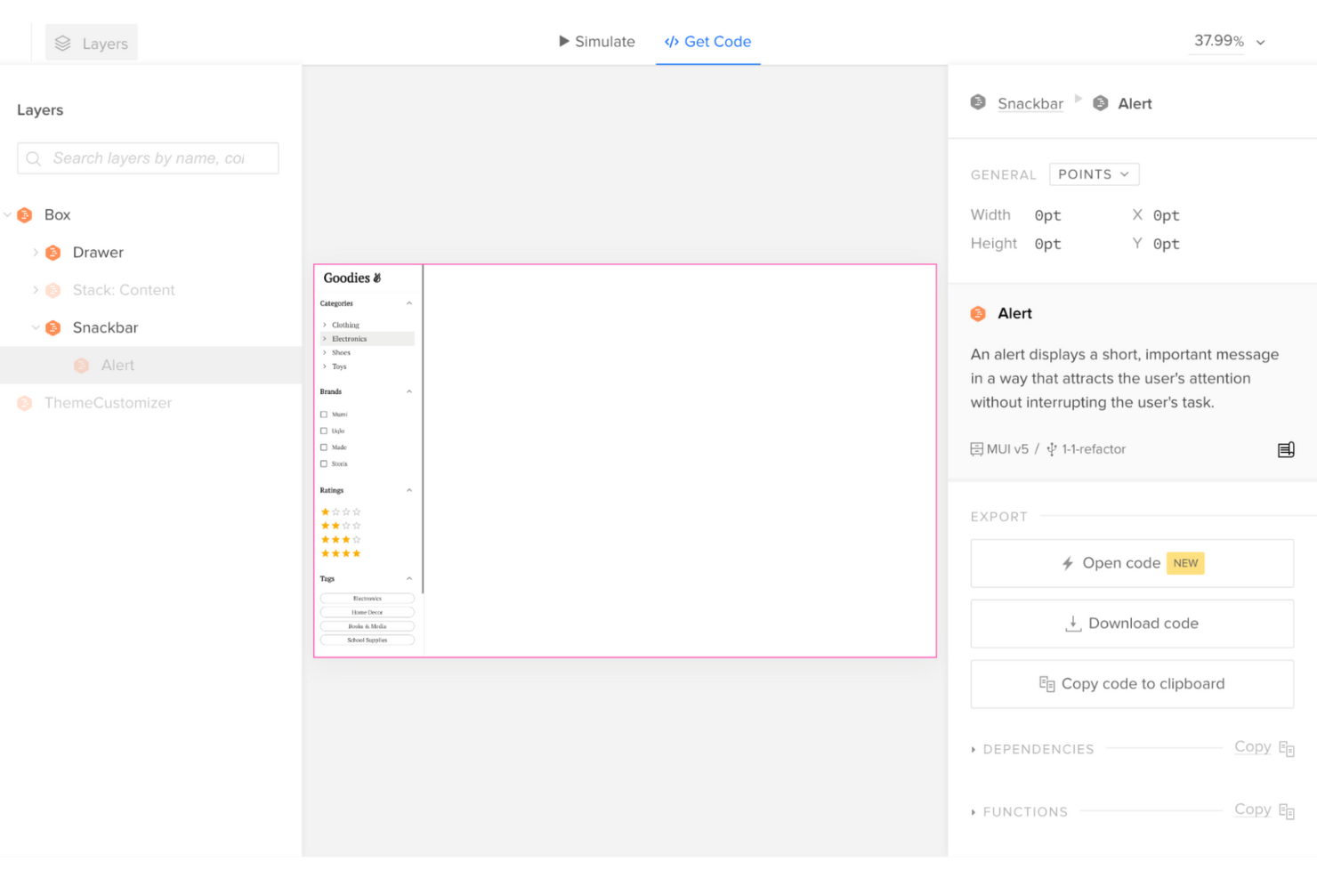 UXPin screenshot - 10 migliori alternative ad Adobe XD recensite nel 2026