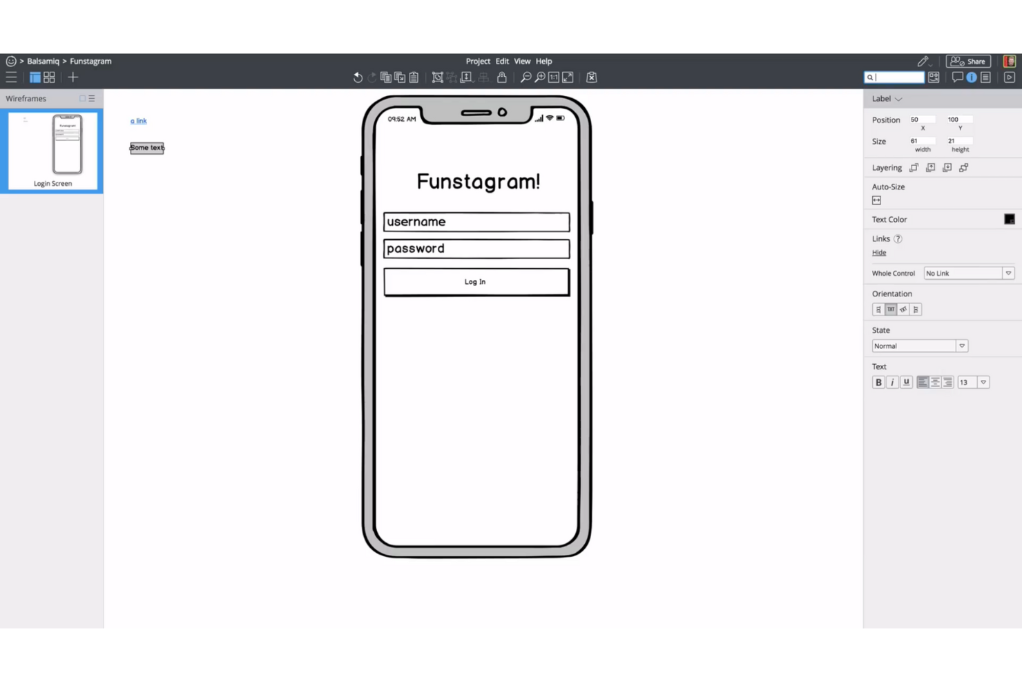 Balsamiq screenshot - 10 migliori alternative ad Adobe XD recensite nel 2026