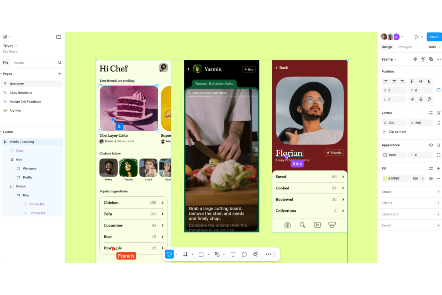 Figma screenshot - 10 migliori alternative ad Adobe XD recensite nel 2026