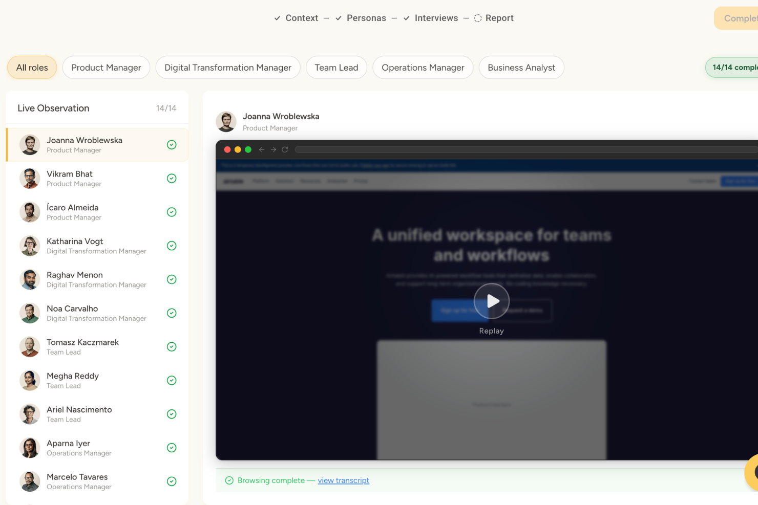 Articos screenshot - 10 Migliori Strumenti di Ricerca UX Recensiti nel 2026