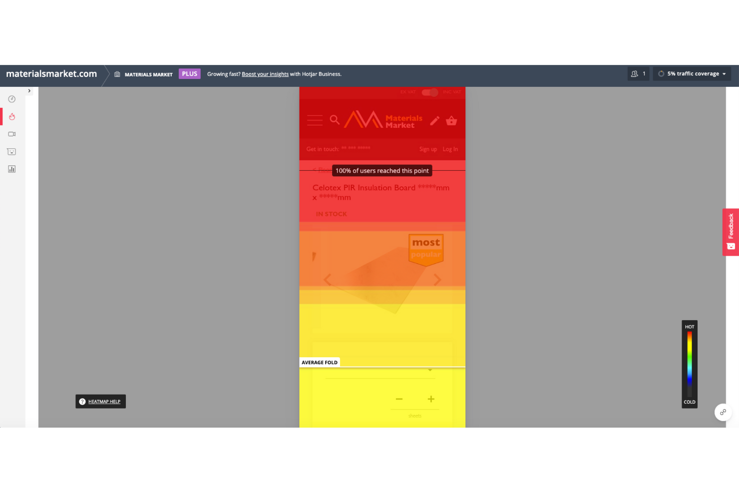 Hotjar screenshot - 10 Migliori Strumenti di Ricerca UX Recensiti nel 2026