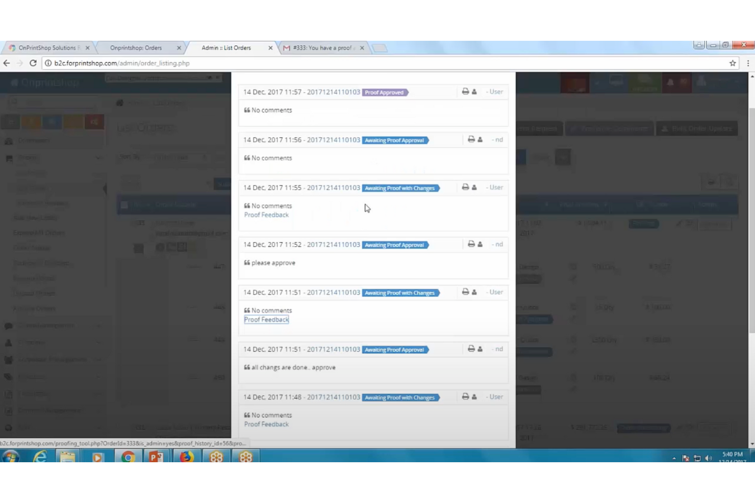 OnPrintShop screenshot - 10 migliori software per l’approvazione dei progetti recensiti nel 2026