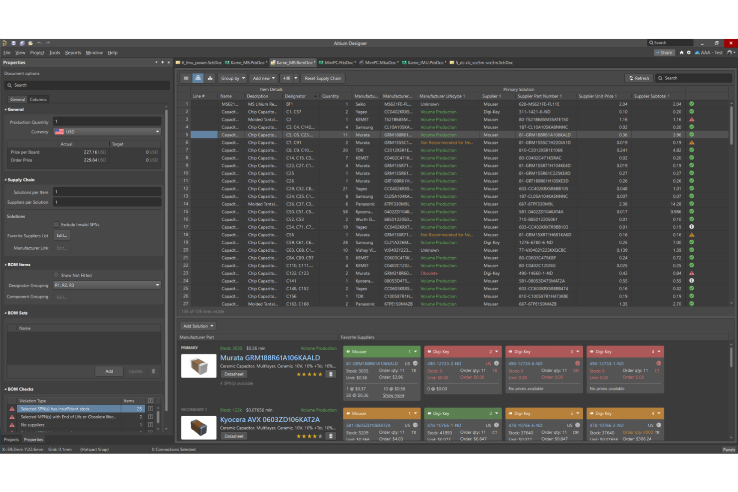 Altium Designer screenshot - 10 Migliori Strumenti di Progettazione per Team di Prodotto nel 2026